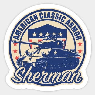 M4 Sherman Tank Sticker